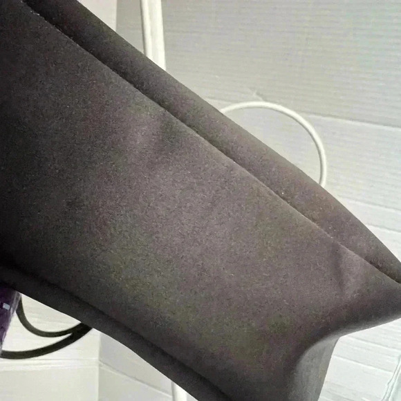 Esprit Black Satin Fabric Shoulder Bag - Picture 6 of 10